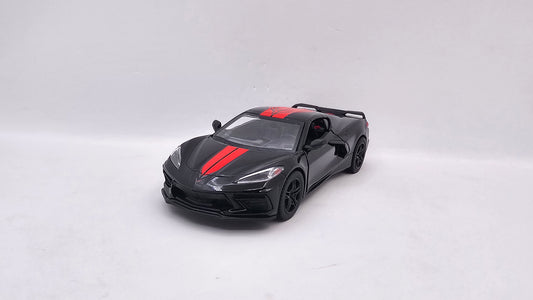Chevrolet Corvette 2021 Custom - Escala 1/36 - Kinsmart - (Sin caja)