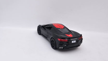 Chevrolet Corvette 2021 Custom - Escala 1/36 - Kinsmart - (Sin caja)
