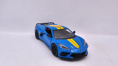 Chevrolet Corvette 2021 Custom - Escala 1/36 - Kinsmart - (Sin caja)
