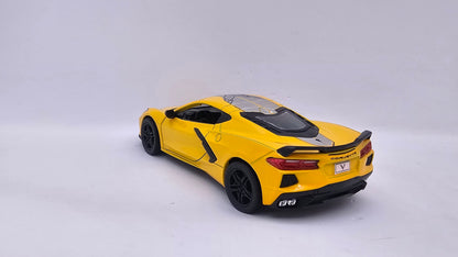 Chevrolet Corvette 2021 Custom - Escala 1/36 - Kinsmart - (Sin caja)