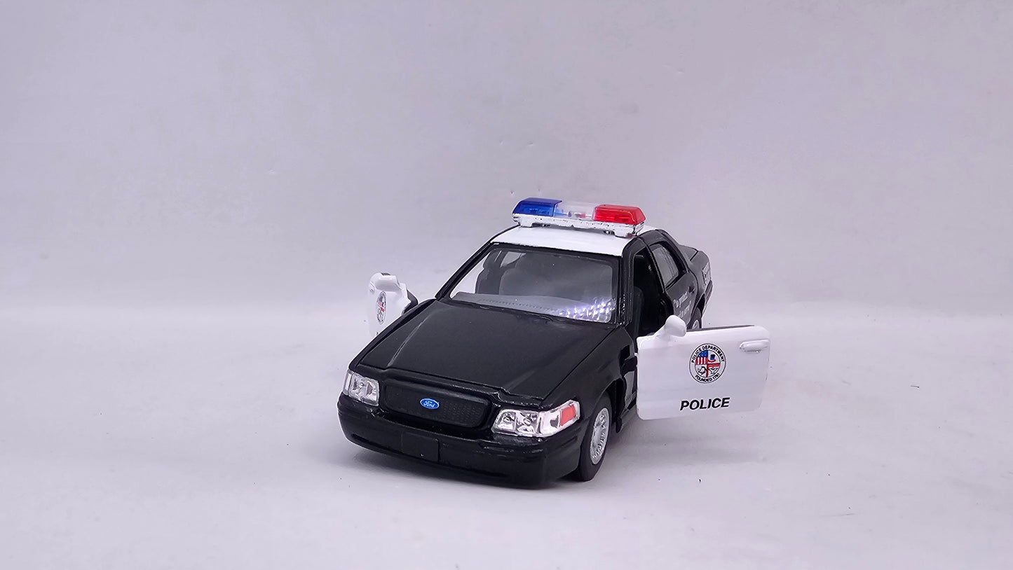 Ford Crown Victoria Police Interceptor - Escala 1/42 - Kinsmart - (Sin caja)