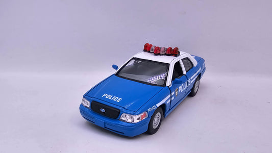 Ford Crown Victoria Police Interceptor - Escala 1/42 - Kinsmart - (Sin caja)