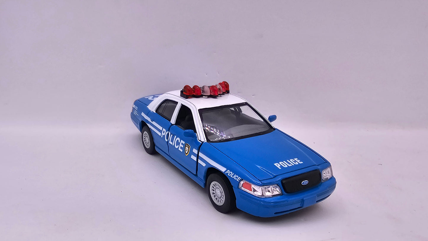 Ford Crown Victoria Police Interceptor - Escala 1/42 - Kinsmart - (Sin caja)