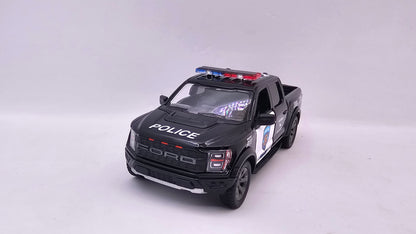 Ford F-150 Raptor Policia 2022 - Escala 1/46 - Kinsmart - (Sin caja)