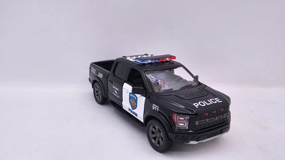 Ford F-150 Raptor Policia 2022 - Escala 1/46 - Kinsmart - (Sin caja)