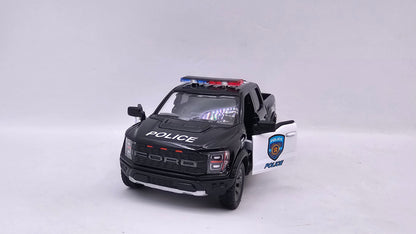 Ford F-150 Raptor Policia 2022 - Escala 1/46 - Kinsmart - (Sin caja)