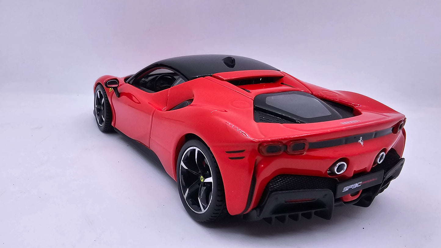 Ferrari SF90 Stradale - Escala 1/24 - Burago - (Sin caja)
