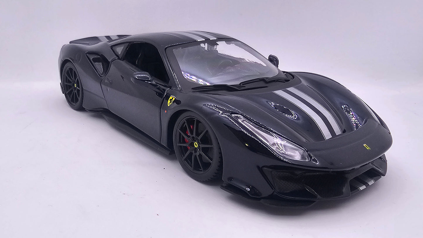 Ferrari 488 Pista - Escala 1/24 - Burago - (Sin caja)