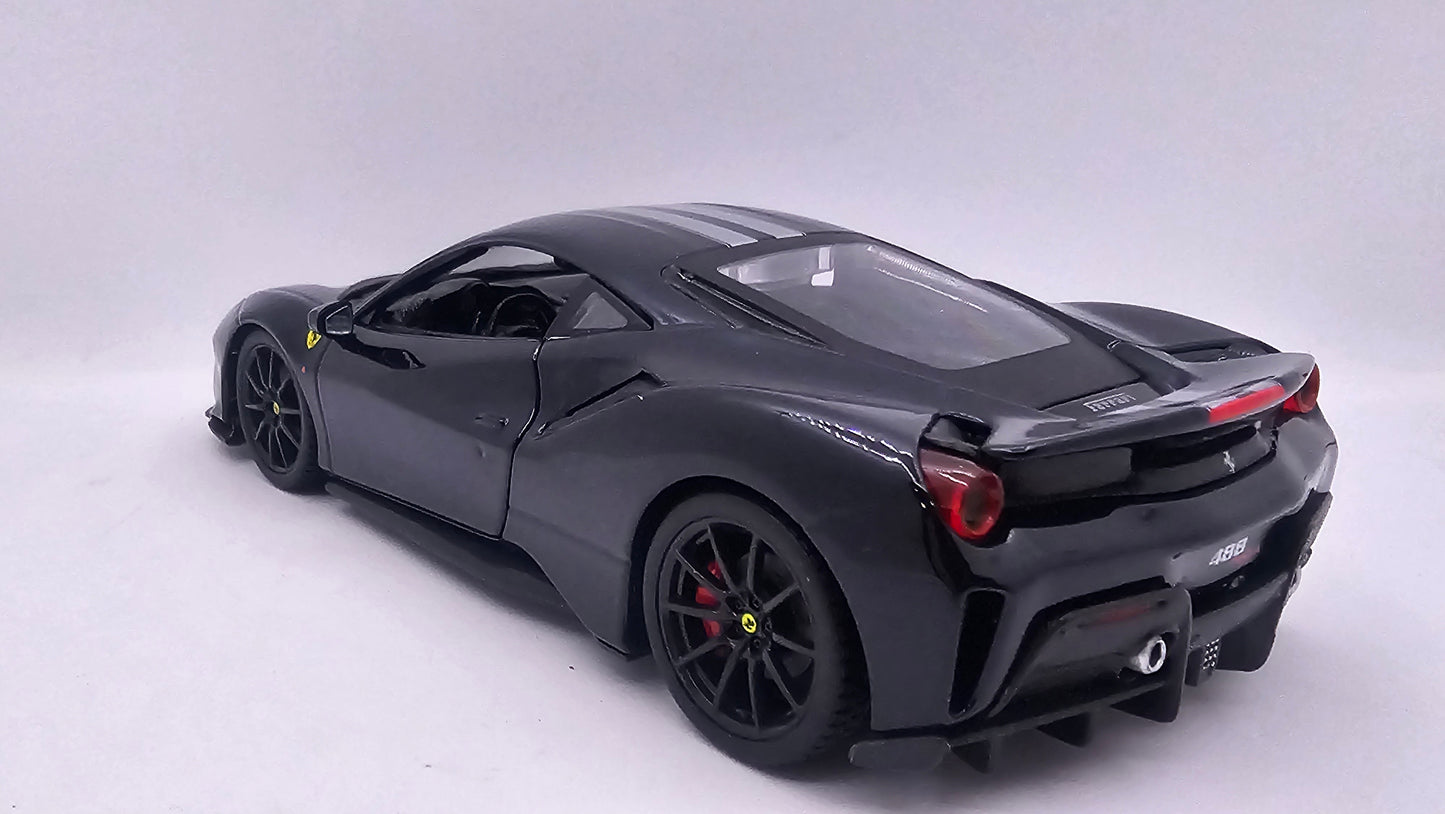 Ferrari 488 Pista - Escala 1/24 - Burago - (Sin caja)