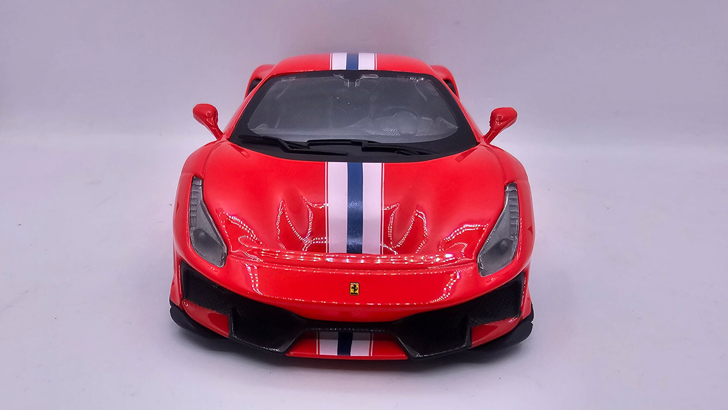 Ferrari 488 Pista - Escala 1/24 - Burago - (Sin caja)