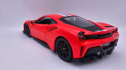 Ferrari 488 Pista - Escala 1/24 - Burago - (Sin caja)