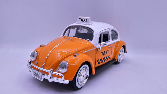 Volkswagen Escarabajo 1966 Taxi - Escala 1/24 - MotorMax - (Sin caja)