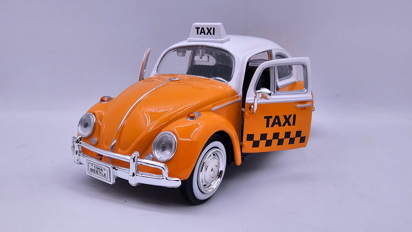 Volkswagen Escarabajo 1966 Taxi - Escala 1/24 - MotorMax - (Sin caja)