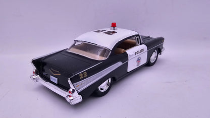 Chevrolet Bel Air Policia 1957 - Escala 1/40 - Kinsmart - (Sin caja)