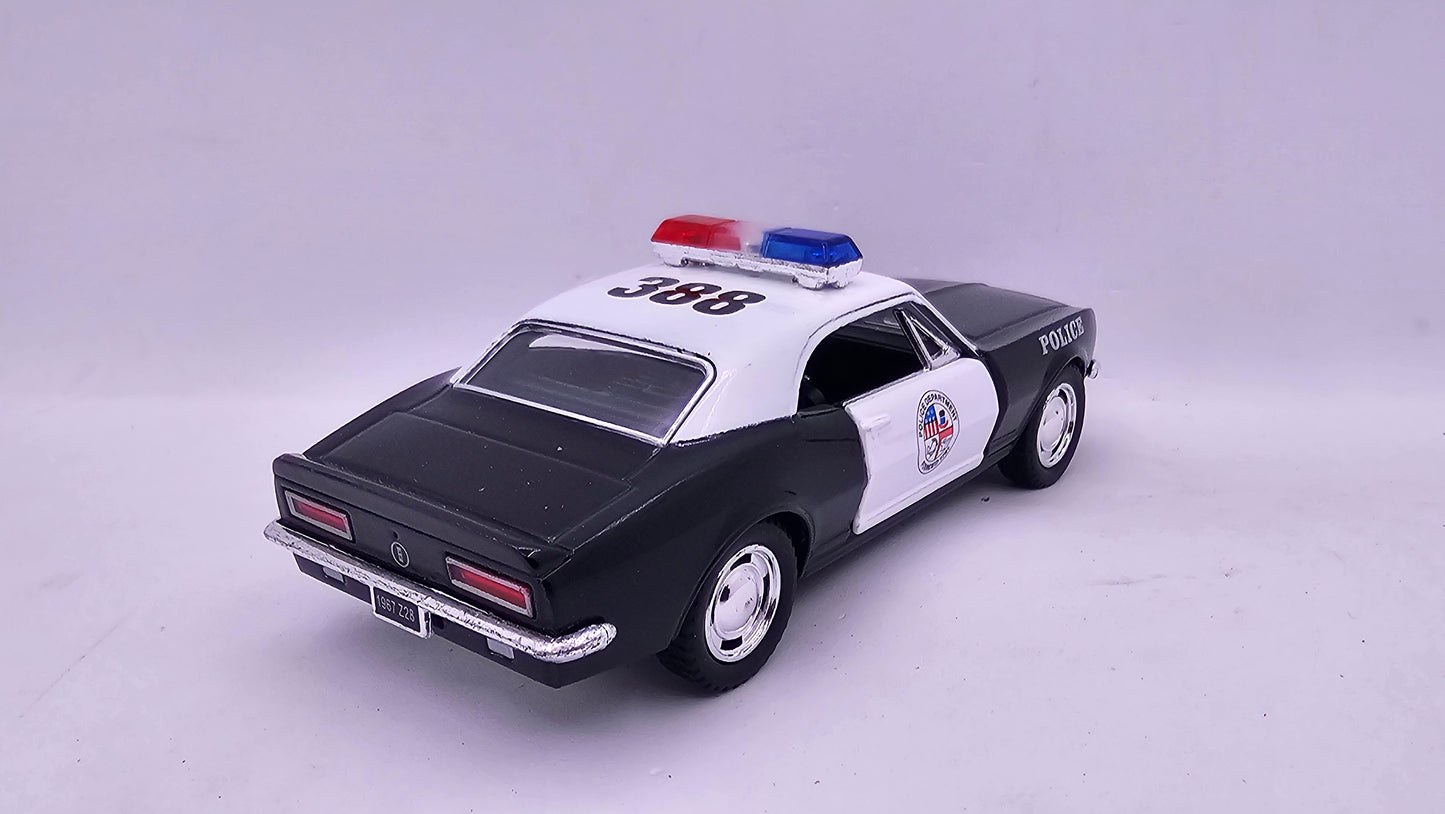 Chevrolet Camaro Z-28 1967 Policia - Escala 1/37 - Kinsmart - (Sin caja)