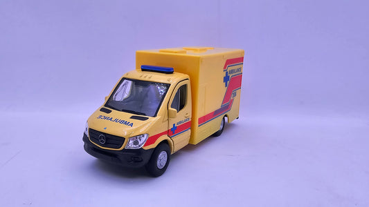Mercedes Benz Sprinter Ambulancia - Escala 1/43 Welly - (Sin caja)