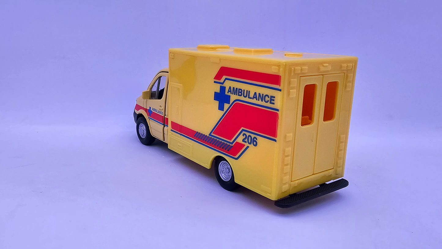 Mercedes Benz Sprinter Ambulancia - Escala 1/43 Welly - (Sin caja)