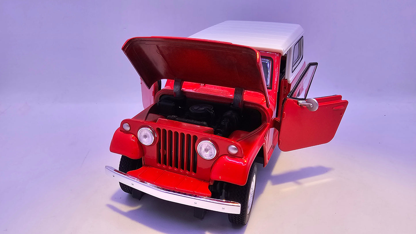 Jeep Commando - Escala 1/24 - Welly - (Sin caja)