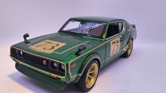Nissan Skyline 2000GT-R 1973 - Escala 1/24 - Maisto - (Sin caja)