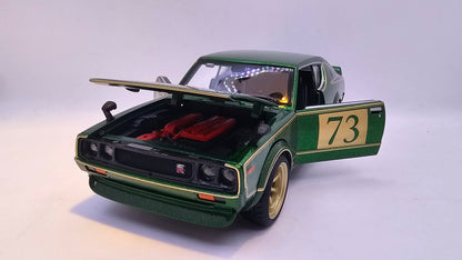 Nissan Skyline 2000GT-R 1973 - Escala 1/24 - Maisto - (Sin caja)