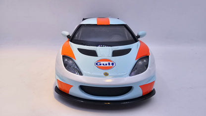 Lotus Evora GT4 Gulf - Escala 1/24 - MotorMax - (Sin caja)
