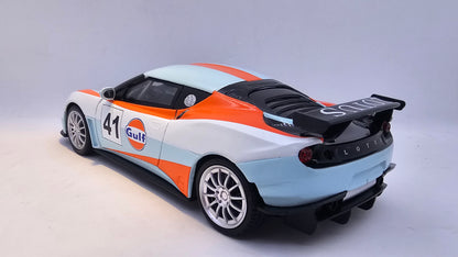 Lotus Evora GT4 Gulf - Escala 1/24 - MotorMax - (Sin caja)