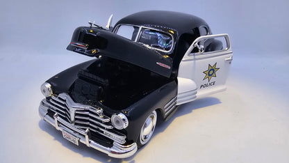 Chevy Aerosedan Fleetline 1948 De Policia - Escala 1/24 - MotorMax - (Sin caja)