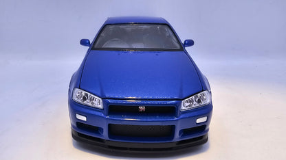 Nissan Skyline GT-R R34 - Escala 1/24 - Welly - (Sin caja)