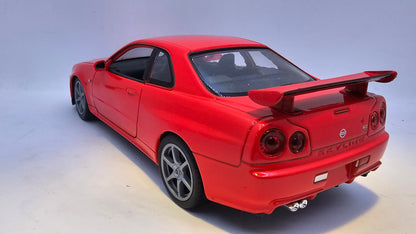 Nissan Skyline GT-R R34 - Escala 1/24 - Welly - (Sin caja)