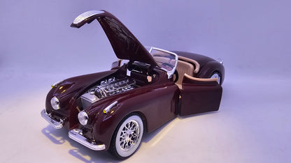 Jaguar XK 120 - Escala 1/24 - Burago - (Sin caja)