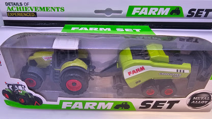 Tractor con Implemento Agrario - Escala 1/43 - Sunq Toys