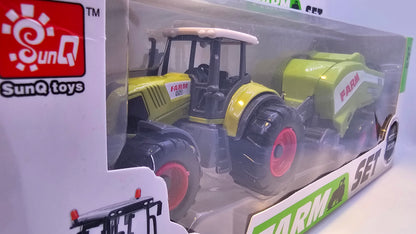 Tractor con Implemento Agrario - Escala 1/43 - Sunq Toys