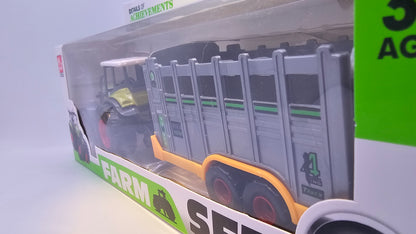 Tractor con Implemento Agrario - Escala 1/43 - Sunq Toys