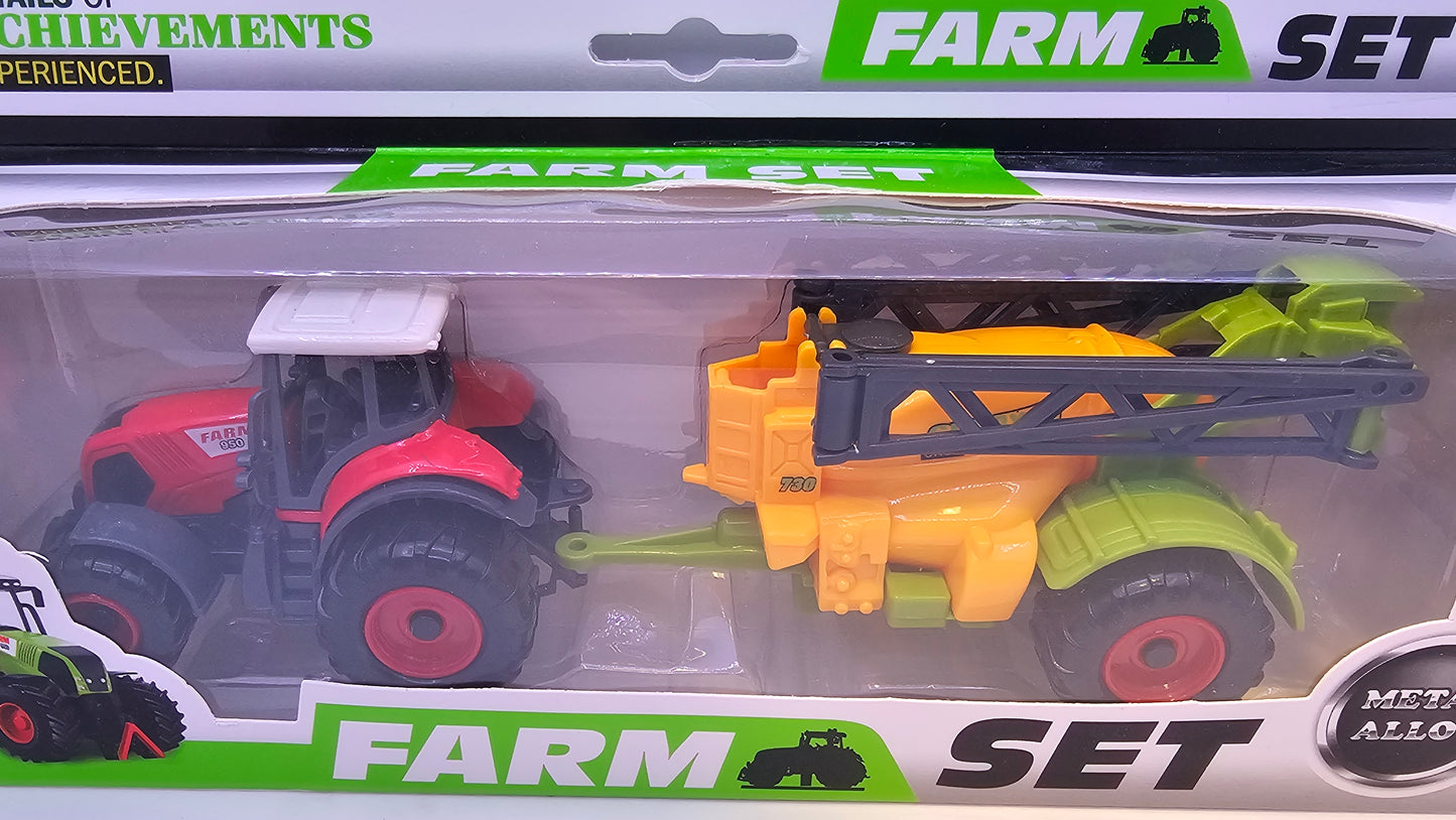 Tractor con Implemento Agrario - Escala 1/43 - Sunq Toys
