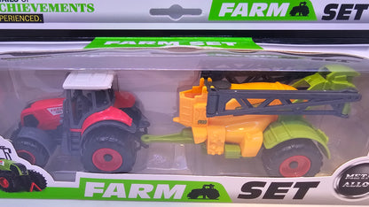 Tractor con Implemento Agrario - Escala 1/43 - Sunq Toys
