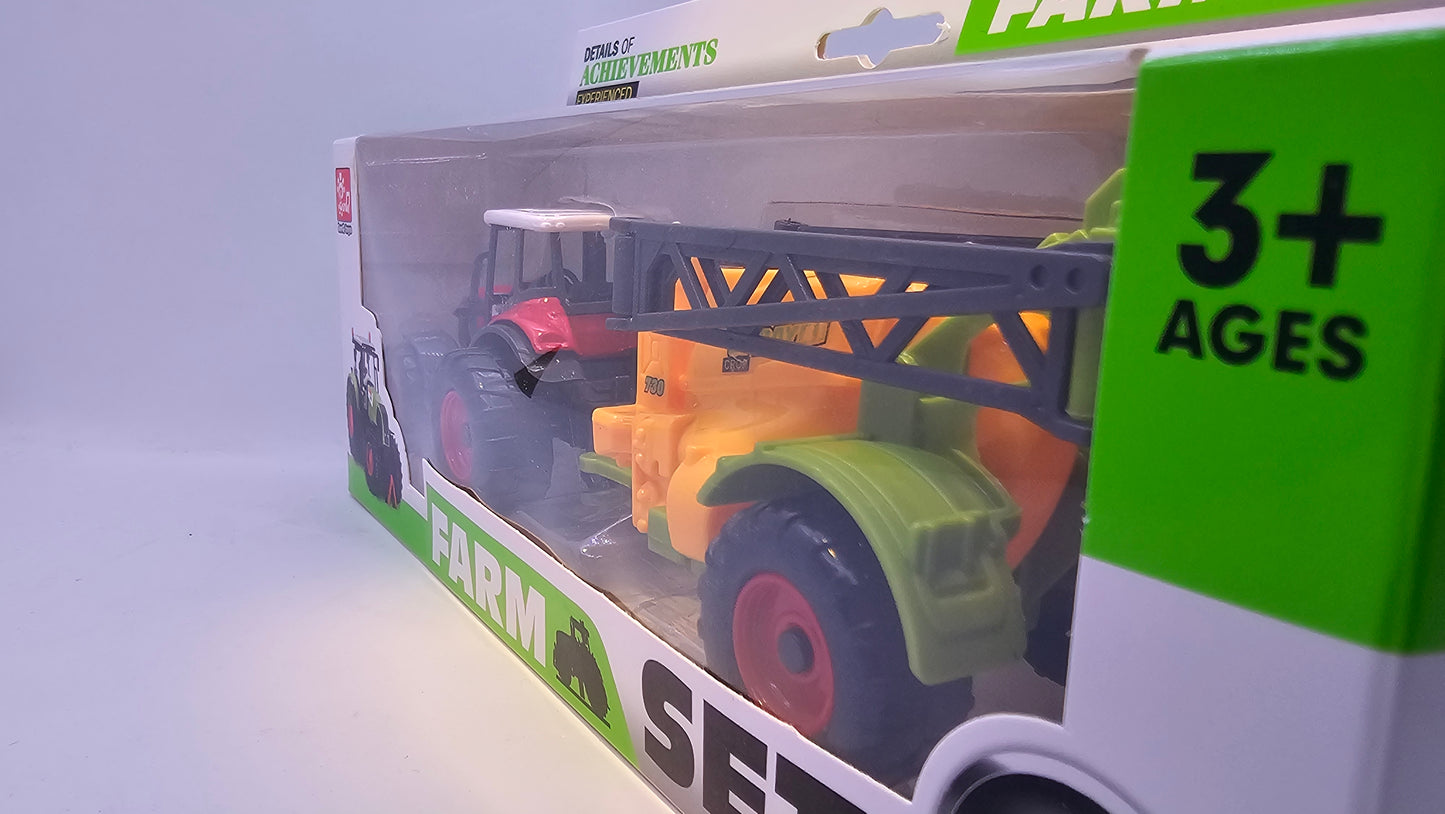 Tractor con Implemento Agrario - Escala 1/43 - Sunq Toys