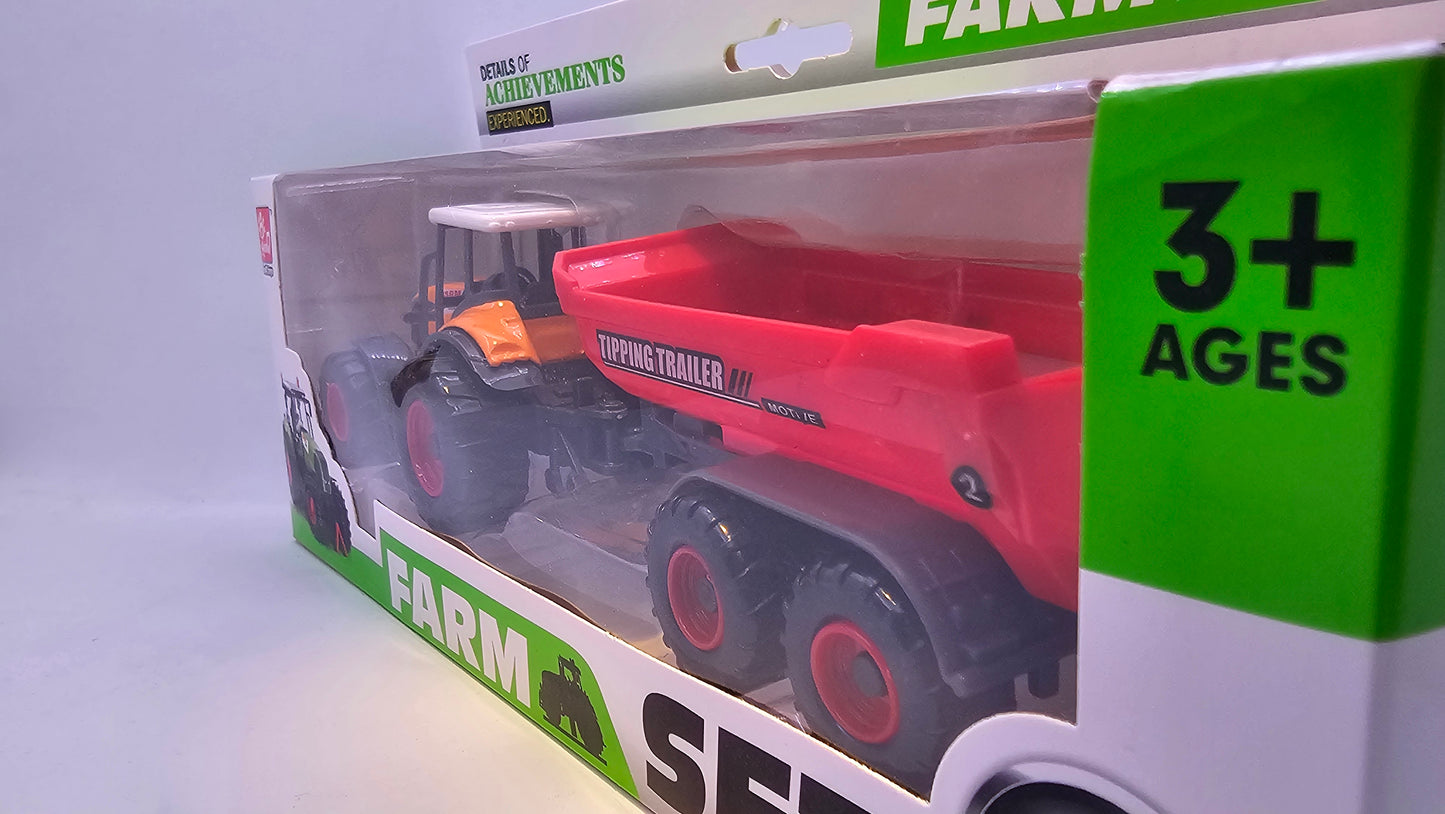 Tractor con Implemento Agrario - Escala 1/43 - Sunq Toys