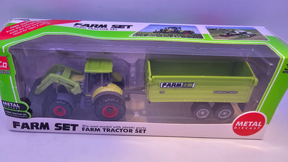Tractor con Implemento Agrario - Escala 1/64- Sunq Toys