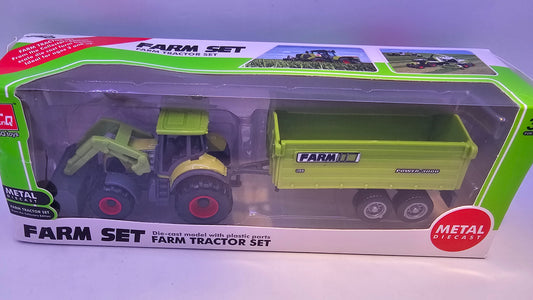Tractor con Implemento Agrario - Escala 1/64- Sunq Toys