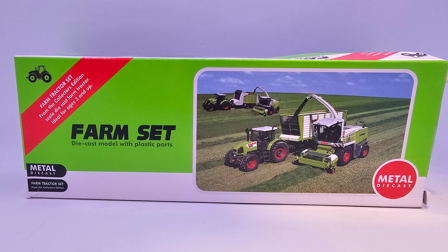 Tractor con Implemento Agrario - Escala 1/64- Sunq Toys