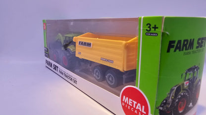 Tractor con Implemento Agrario - Escala 1/64- Sunq Toys