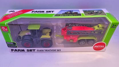 Tractor con Implemento Agrario - Escala 1/64- Sunq Toys