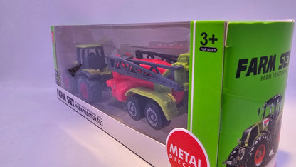 Tractor con Implemento Agrario - Escala 1/64- Sunq Toys