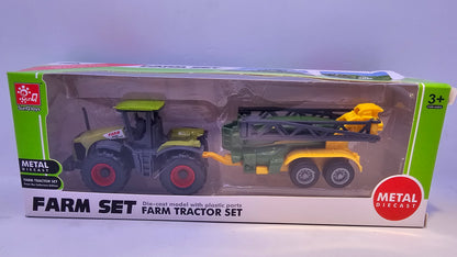 Tractor con Implemento Agrario - Escala 1/64- Sunq Toys