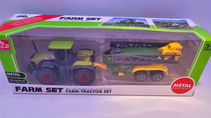 Tractor con Implemento Agrario - Escala 1/64- Sunq Toys