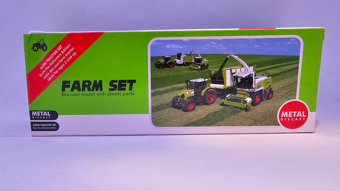 Tractor con Implemento Agrario - Escala 1/64- Sunq Toys