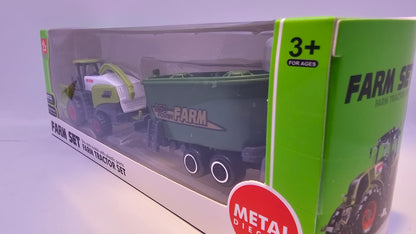 Tractor con Implemento Agrario - Escala 1/64- Sunq Toys