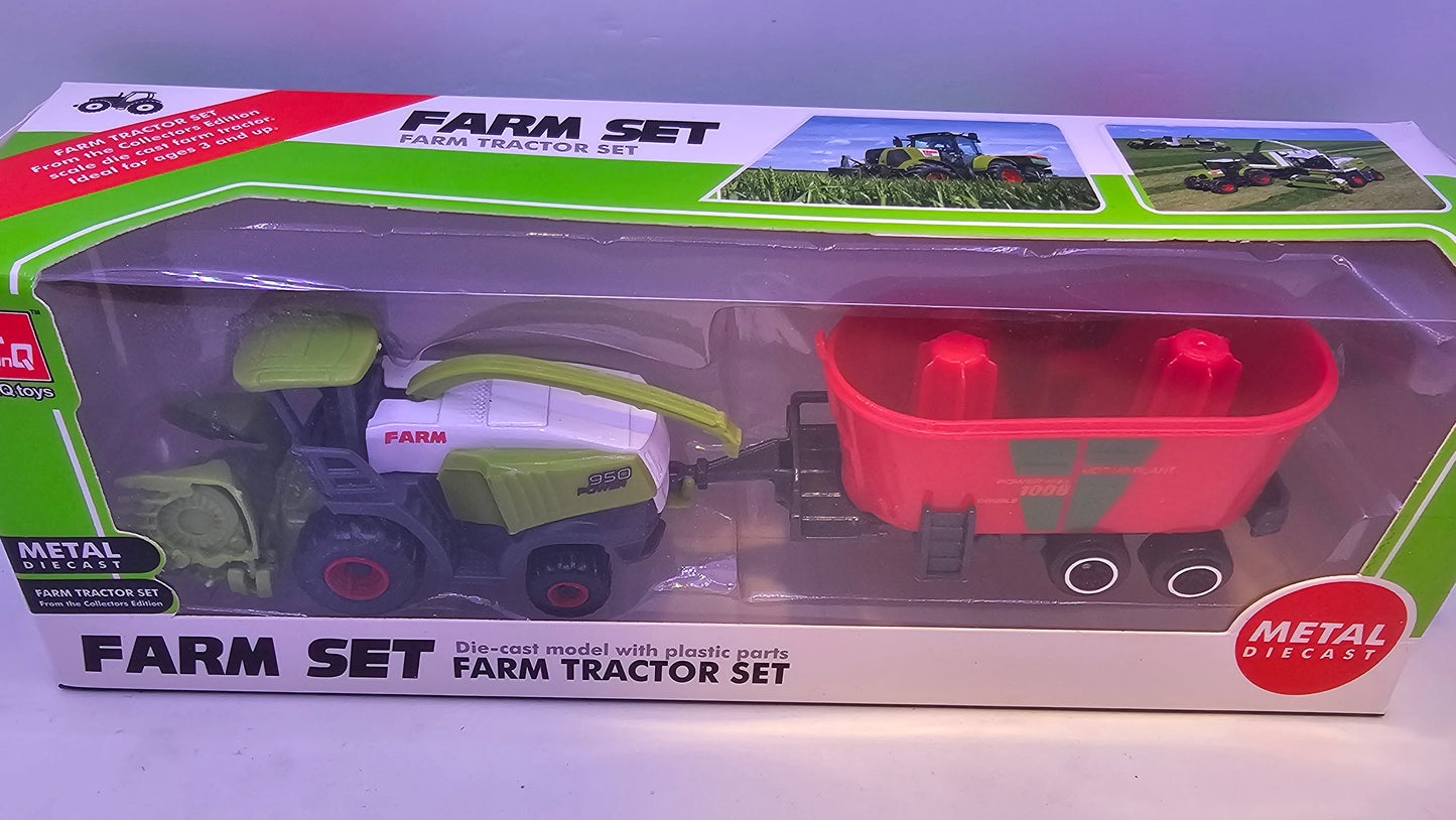Tractor con Implemento Agrario - Escala 1/64- Sunq Toys