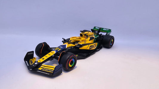 McLaren Formula 1 MCL38 #81 Oscar Piastri - Monaco Grand Prix 2024 - F1 Burago Escala 1/43