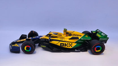 McLaren Formula 1 MCL38 #4 Lando Norris - Monaco Grand Prix 2024 - F1 Burago Escala 1/43